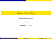 Theme "CambridgeUS", color theme "wolverine"