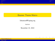 Theme "Ilmenau", color theme "wolverine"
