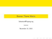 Theme "Rochester", color theme "wolverine"